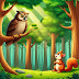 The Wise Owl and the Curious Squirrel | Fable story for kids