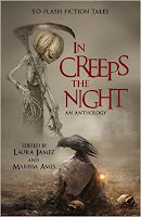 Cover image of In Creeps the Night, a Halloween-themed charity anthology with my story, Little Monsters!