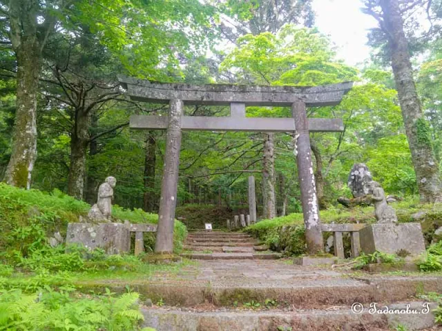 富士山・吉田口登山道「馬返し」（山梨県富士吉田市）