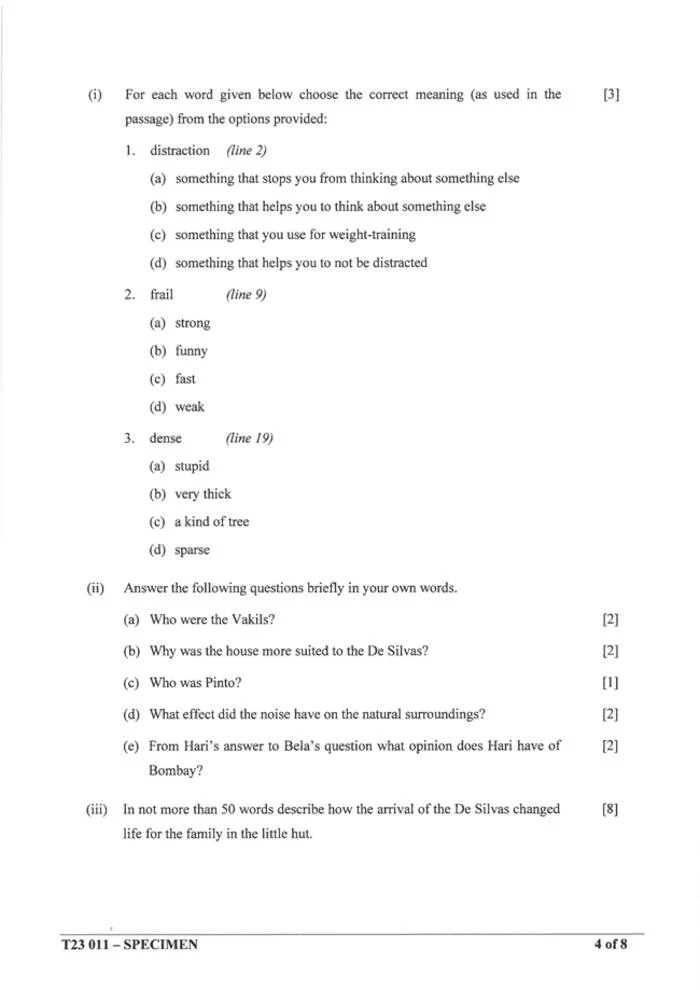 ICSE Class 10 English Question Paper 2023 PDF Download