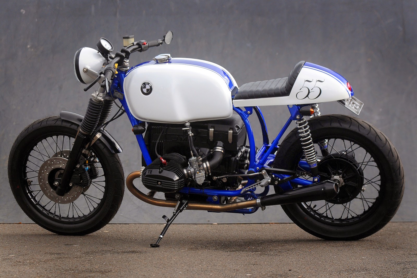 Racing Cafè: BMW "Cafe Racer Azure" by Kevils Speed Shop