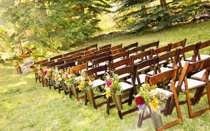 Outdoor Backyard Wedding Country Ideas