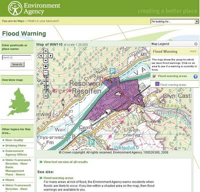 maps of australia floods. Flood Warnings Mapped