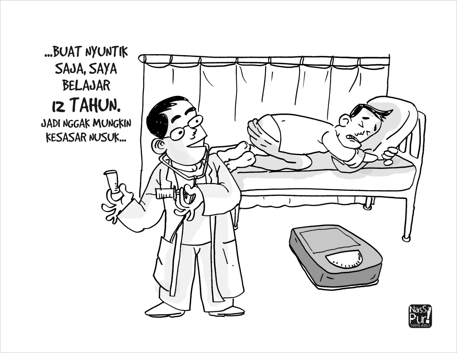 Gambar Kartun Dokter Gigi Muslim Top Gambar