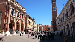 The Piazza dei Signori is Vicenza's main square, attraction thousands of visitors in the summer