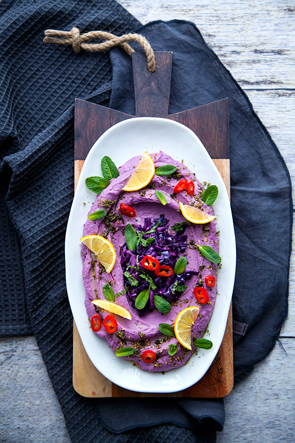 Houmous violet