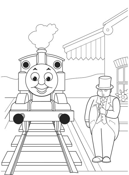 Thomas Coloring Page