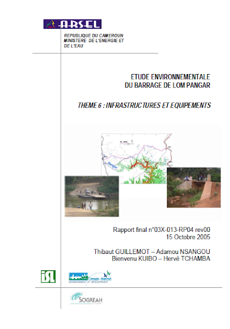 LIVRE ETUDE ENVIRONNEMENTALE DU BARRAGE DE LOM PANGAR