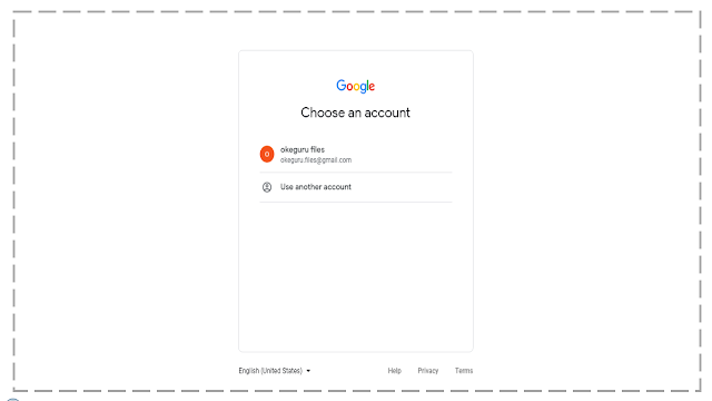 okeguru - login akun google