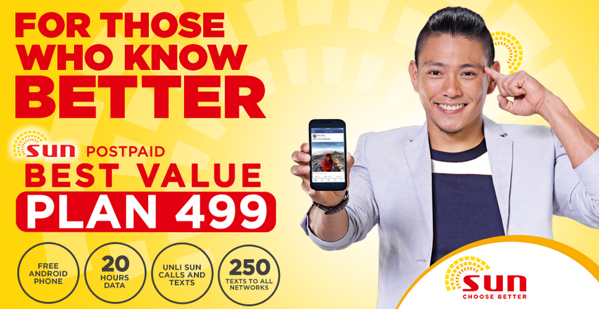 Sun Cellular vs Globe Telecom, Sun Cellular 2015, Sun Cellular Choose Better