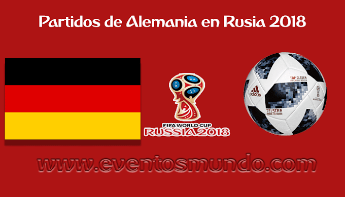 Cuando juega Alemania en el Mundial Rusia 2018