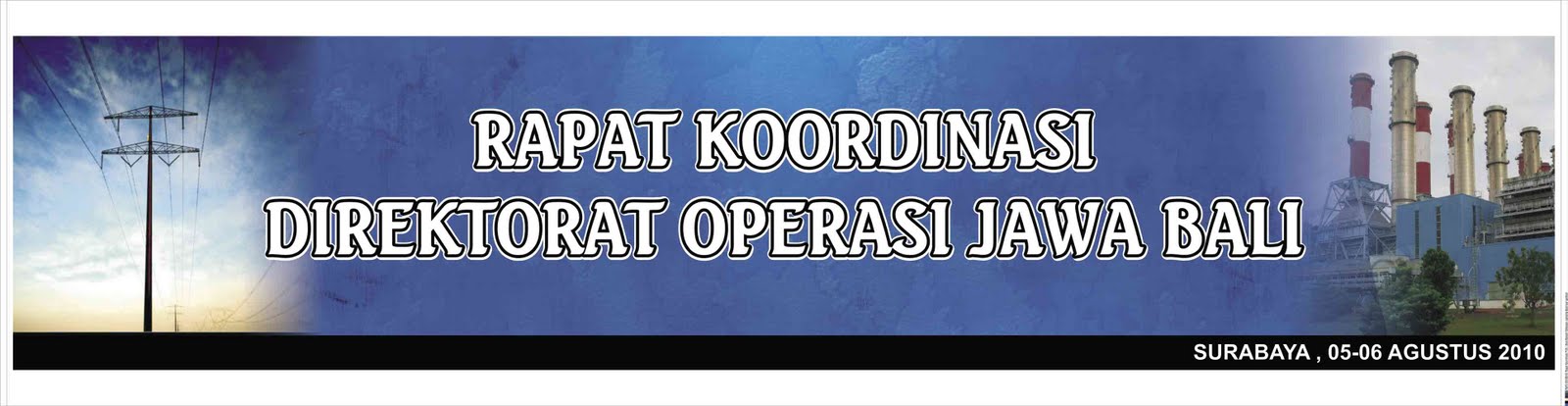 smart advertising Spanduk Rapat Koordinasi Direktorat 