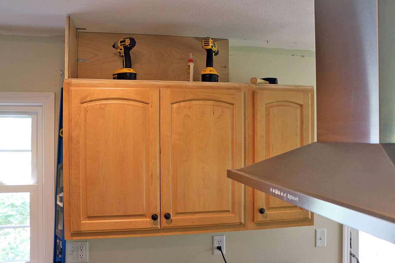 My Kitchen Refresh: Extending My Cabinets To the Ceiling ...