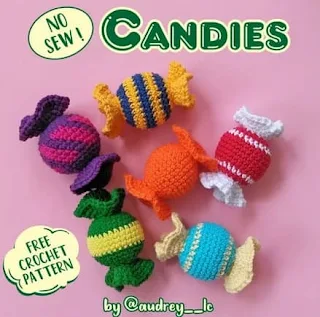 PATRON GRATIS CARAMELOS AMIGURUMI 60405