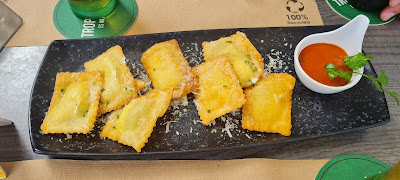 Nachos de pasta rellena - Cesare