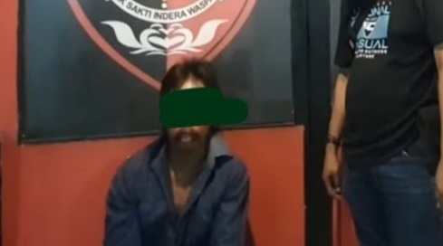 Pelaku penculikan saat dibawa ke Markas Resmob Macan Kalsel di Banjarmasin.
