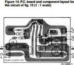 Skema dan PCB Power Amplifier IC TDA2030  guruKATRO