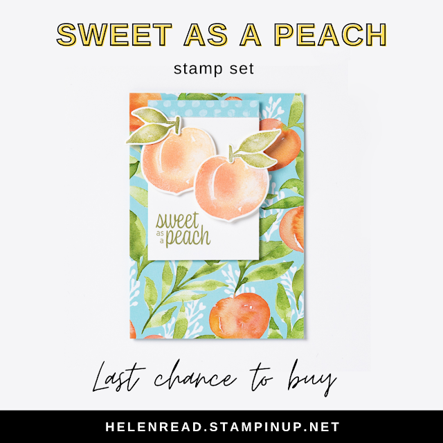 Sweet as a Peach Stampin Up card ideas UK