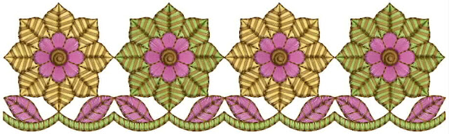 motif de broderie moderne et merveilleux