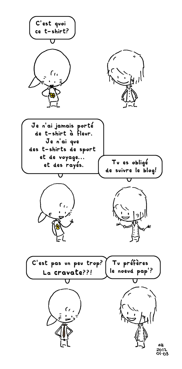 Je fais un blogbd, de la bandes dessinées et des dessins. On aime le sport mais on a toujours une bonne excuse! Cette fois: 