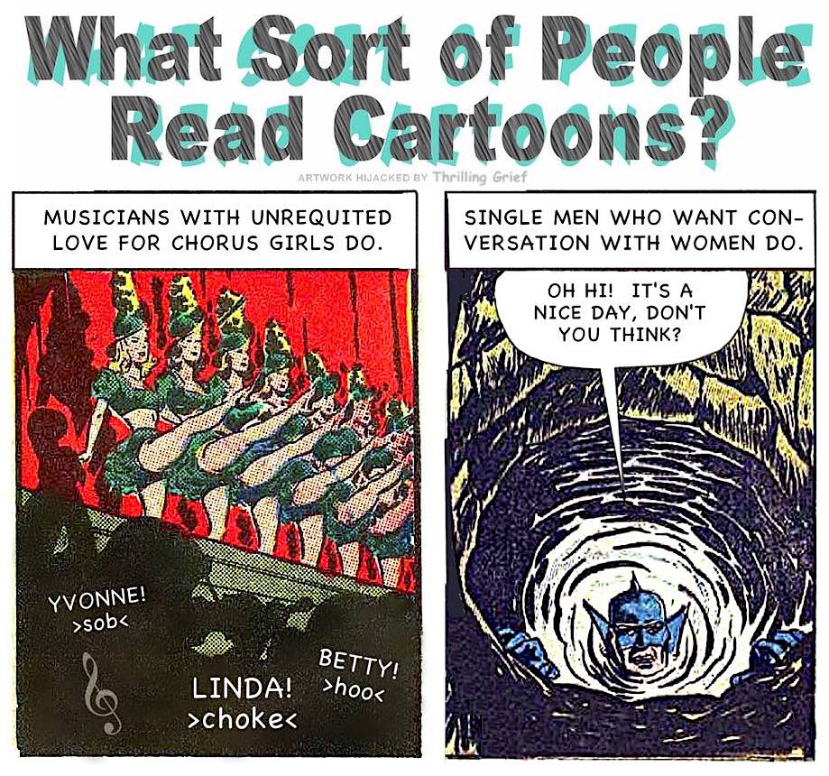 a comic book parody, re-witten comic books