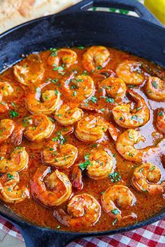 This is a favorite of Louisiana.It's not a "BBQ" in the traditional sense, but herbed shrimp.