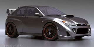 2007 Subaru Impreza WRX STI Concept Design by Lars Martensson 2