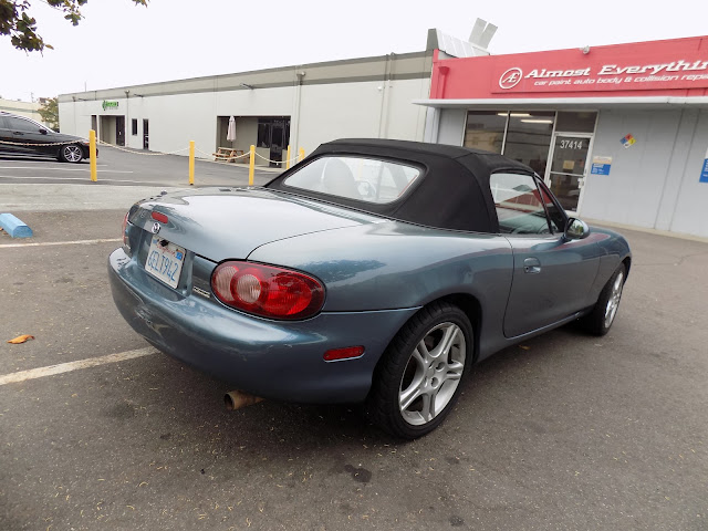 2005 Mazda Miata- Before the repaint at Almost Everything Autobody
