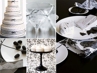 Black and White weddings for that touch of je ne sais quoi