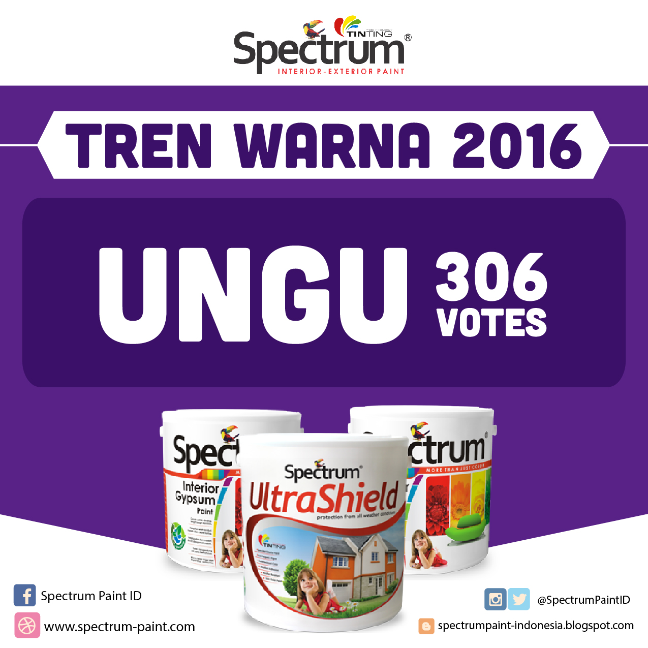 Tampil Mewah Bersama Warna Ungu Sebagai Pilihan Tren Warna 2016