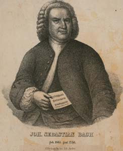 Johann Sebastian Bach - Imagem NYPL Digital Library