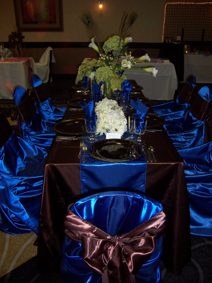 blue wedding decorations