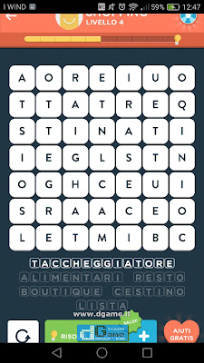 WordBrain 2 soluzioni: Categoria Shopping (7X7) Livello 4