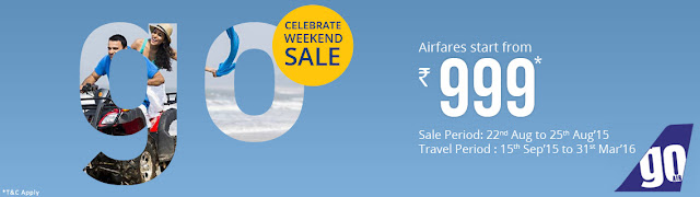 GoAir Weekend Sale....aksharonline.com Ghatlodia Ahmedabad