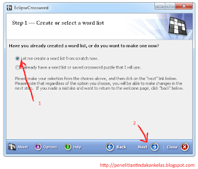  cara membuat TTS dengan EclipseCrossword 2