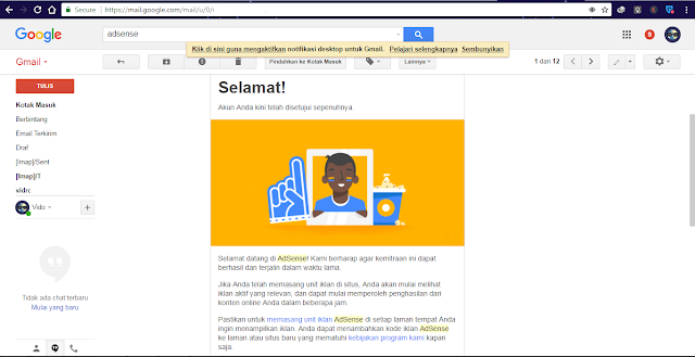 Tips Agar Diterima Google Adsense Ala IDGretongers