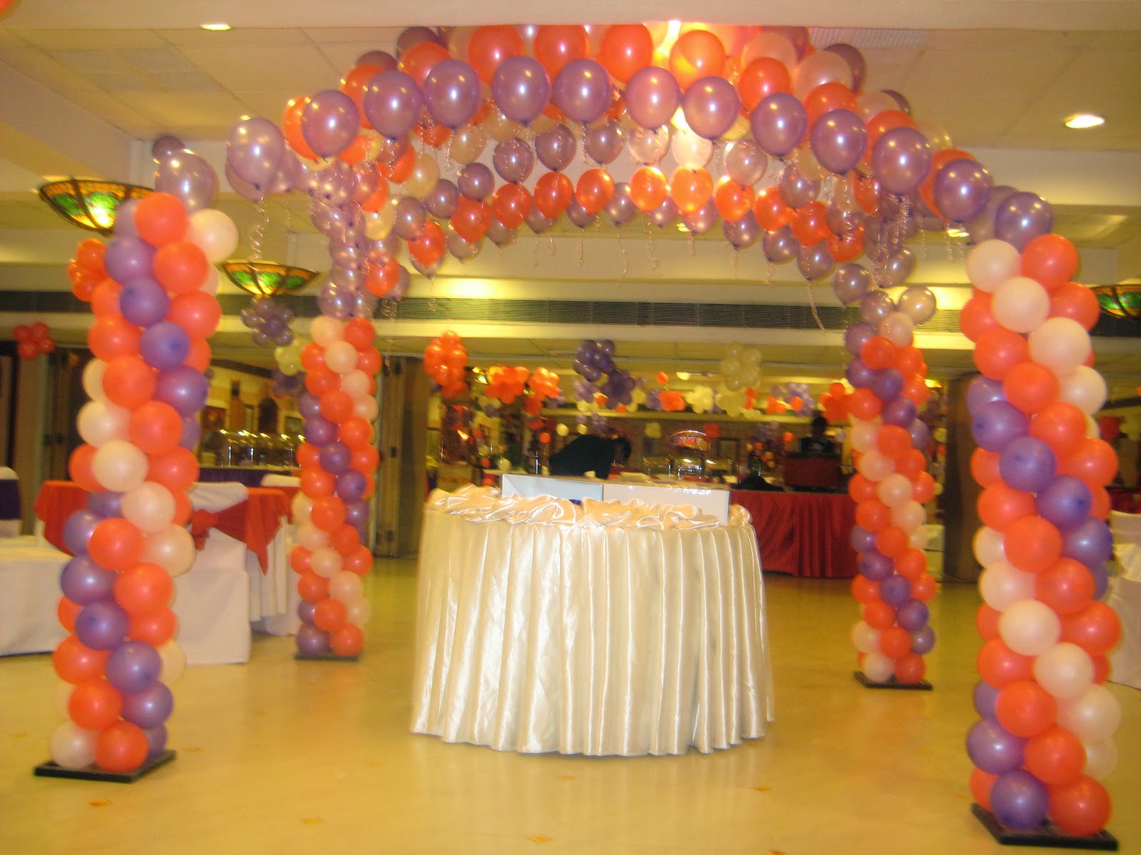 Cake table decoration  Birthday organisers delhi