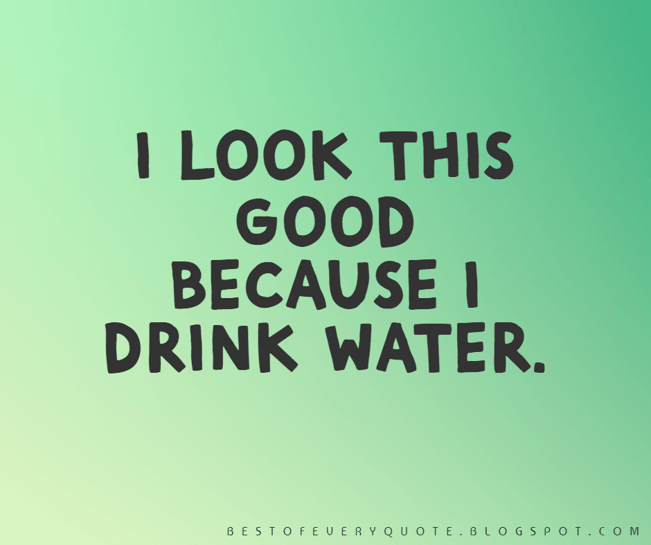 Funny quotes about water