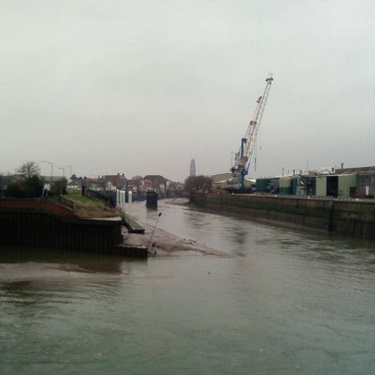 Boston Docks on the River Witham