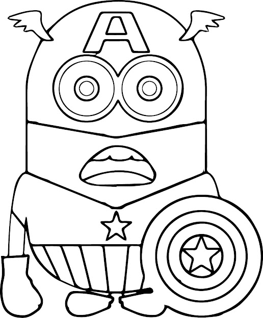 Minion Coloring Pages