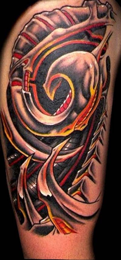 BioMechanical Tattoo Pictures Gallery