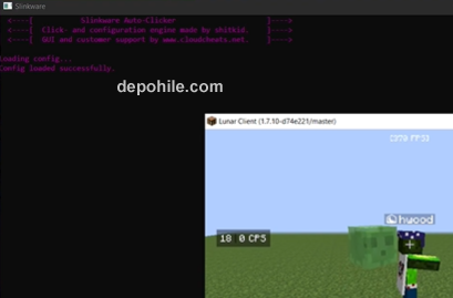 Minecraft Slink v1 Oto Clicker Vurma Hilesi İndir Bedava 2023