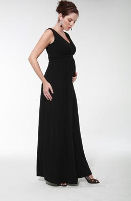 Stylish Pregnancy Dress Black
