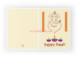 Ganesha, Diwali, Card, Physical,