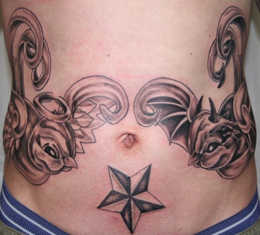 Star Tattoos Side Stomach Jan Ndash Star Tattoos For Women On