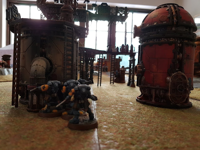 Warhammer 40k battle report - Maelstrom of War - Cleanse and Capture - 1500 points - T'au vs Space Wolves