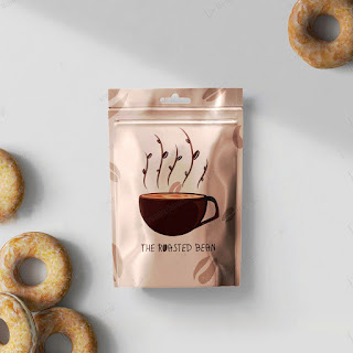 The roasted bean packaging