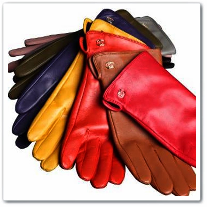  WARMEN Women's Genuine Nappa Leather Winter Warm Simple Plain Style Lined Gloves