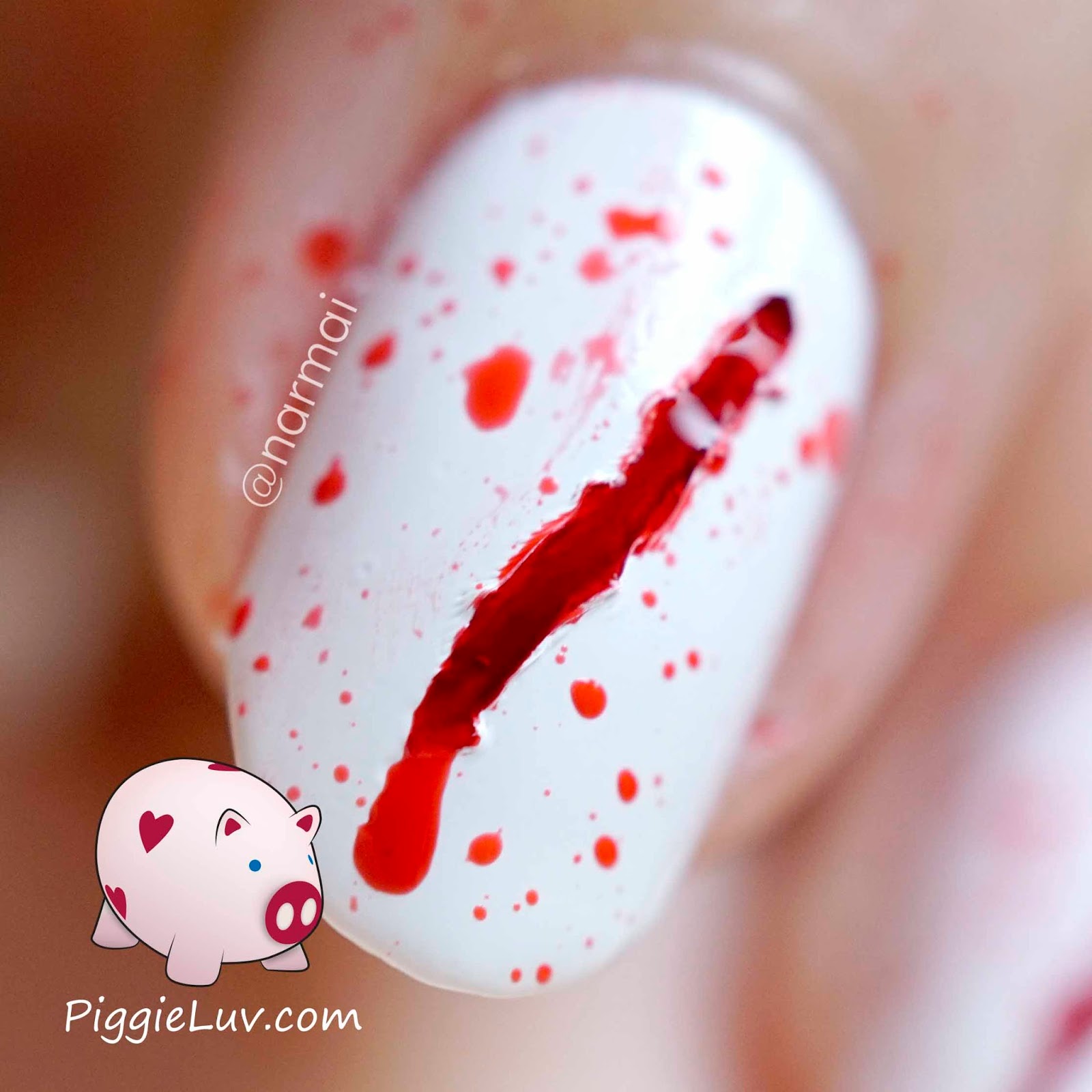 Blood-Inspired Halloween Nail Art | POPSUGAR Beauty