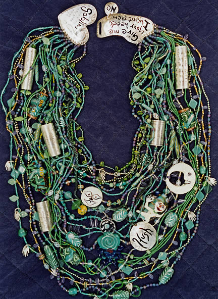 Overheard on a Saltmarsh, necklace by Carol Berry and Brian Kerkvliet